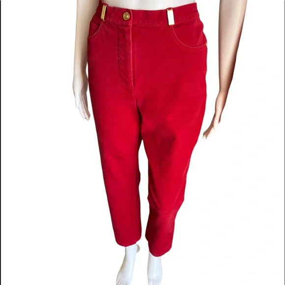 St John sport  bundle jeans in rich raspberry and white sz 2 bundle both for 1 - Picture 3 of 11